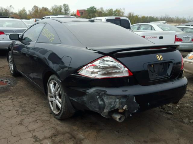 1HGCM81734A019073 - 2004 HONDA ACCORD EX BLACK photo 3