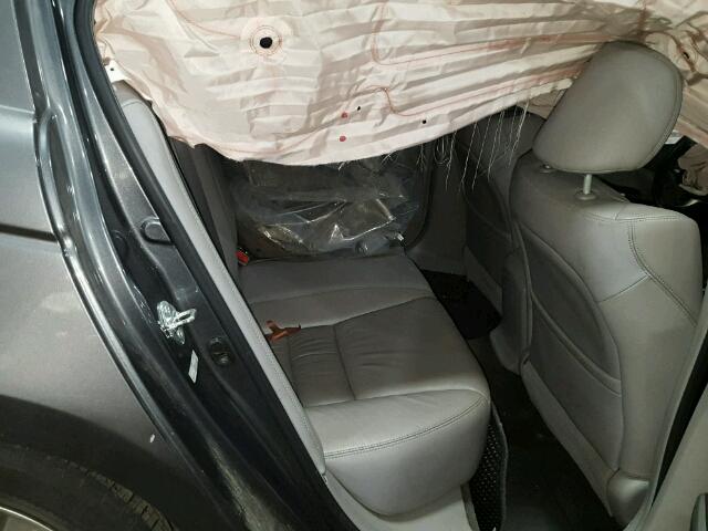 1HGCP258X9A073050 - 2009 HONDA ACCORD EXL BLACK photo 6