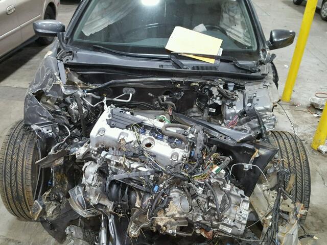 1HGCP258X9A073050 - 2009 HONDA ACCORD EXL BLACK photo 7