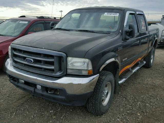 1FTSW31P33ED40920 - 2003 FORD F350 SRW S BLACK photo 2