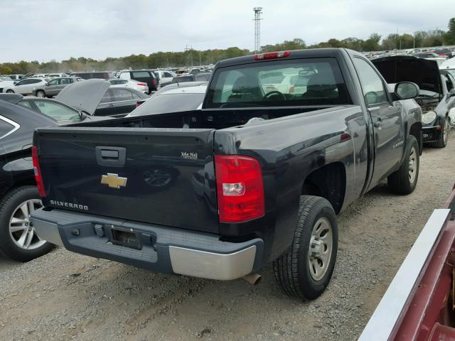 1GCEC14X58Z186040 - 2008 CHEVROLET SILVERADO BLACK photo 4