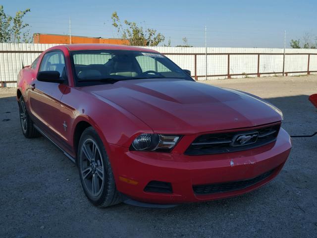 1ZVBP8AN5A5108094 - 2010 FORD MUSTANG RED photo 1