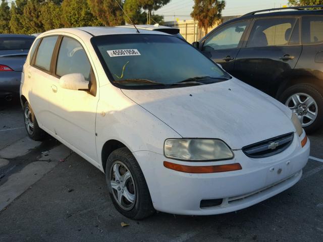 KL1TD66668B094229 - 2008 CHEVROLET AVEO BASE Ақ фото 1