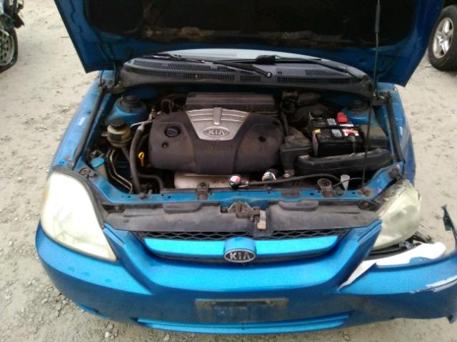 KNADC125856392007 - 2005 KIA RIO BLUE photo 7