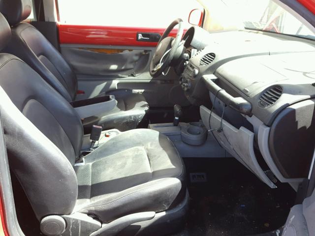 3VWCK21C12M446232 - 2002 VOLKSWAGEN NEW BEETLE 红色 照片 5