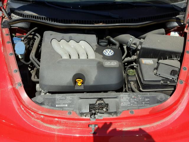3VWCK21C12M446232 - 2002 VOLKSWAGEN NEW BEETLE 红色 照片 7
