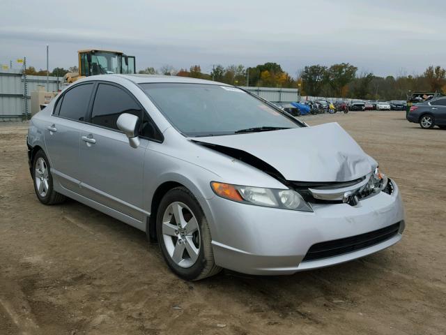 2HGFA16998H340856 - 2008 HONDA CIVIC EXL SILVER photo 1