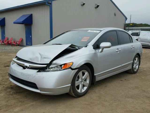 2HGFA16998H340856 - 2008 HONDA CIVIC EXL SILVER photo 2