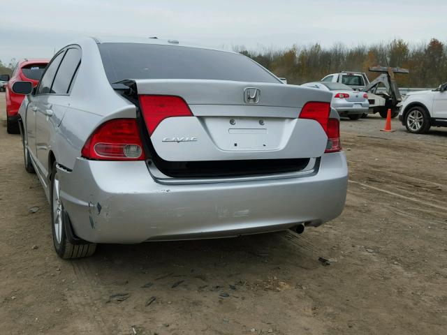 2HGFA16998H340856 - 2008 HONDA CIVIC EXL SILVER photo 8