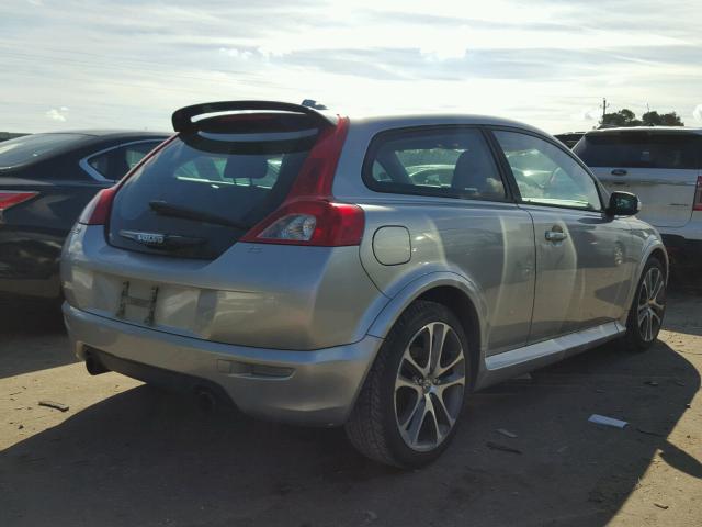 YV1MK672782052970 - 2008 VOLVO C30 T5 SILVER photo 4