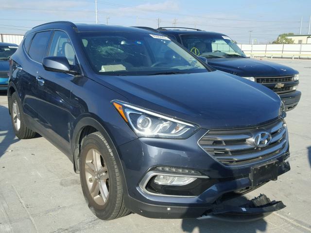 5NMZU3LBXHH024425 - 2017 HYUNDAI SANTA FE S BLUE photo 1