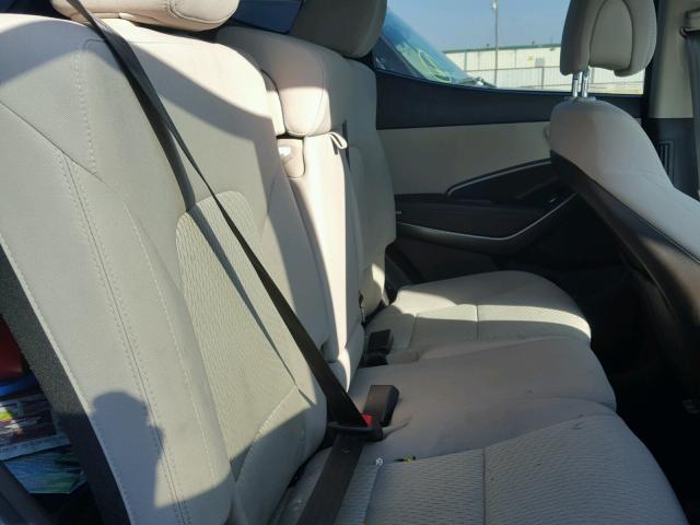 5NMZU3LBXHH024425 - 2017 HYUNDAI SANTA FE S 蓝色 照片 6