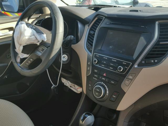 5NMZU3LBXHH024425 - 2017 HYUNDAI SANTA FE S 蓝色 照片 9