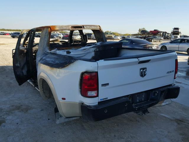 3D73Y4HL9BG529804 - 2011 DODGE RAM 3500 WHITE photo 3