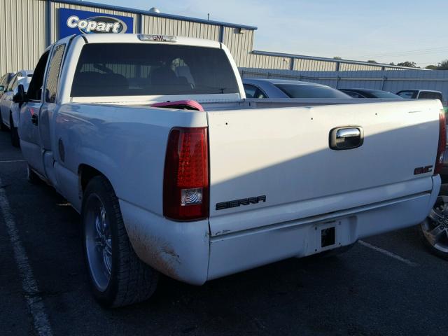 1GTEC19T01Z109782 - 2001 GMC NEW SIERRA WHITE photo 3