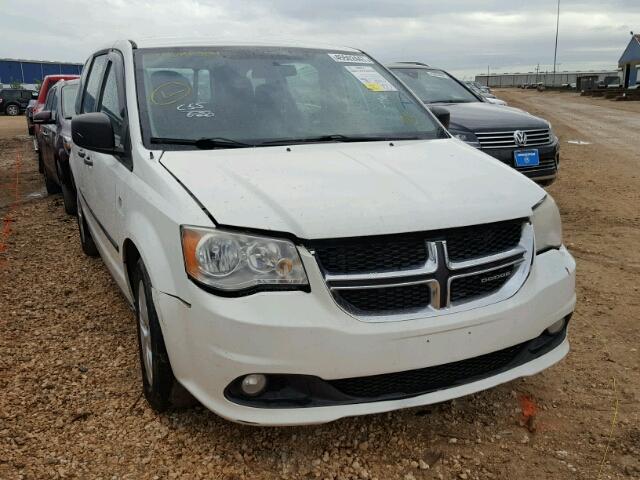 2C4RDGBG0DR710624 - 2013 DODGE GRAND CARA WHITE photo 1