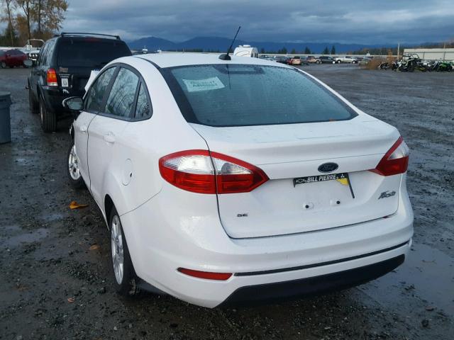 3FADP4BJ5FM199150 - 2015 FORD FIESTA SE WHITE photo 3