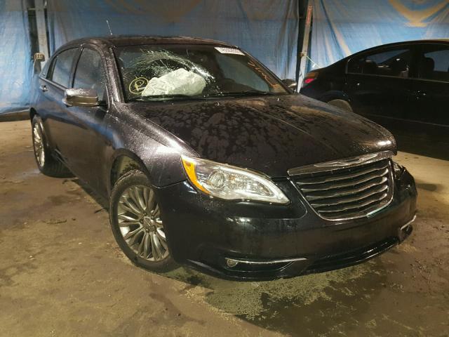 1C3BC2FG9BN518554 - 2011 CHRYSLER 200 LIMITE BLACK photo 1