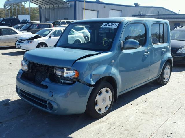 JN8AZ2KR4AT156273 - 2010 NISSAN CUBE BASE TEAL photo 2