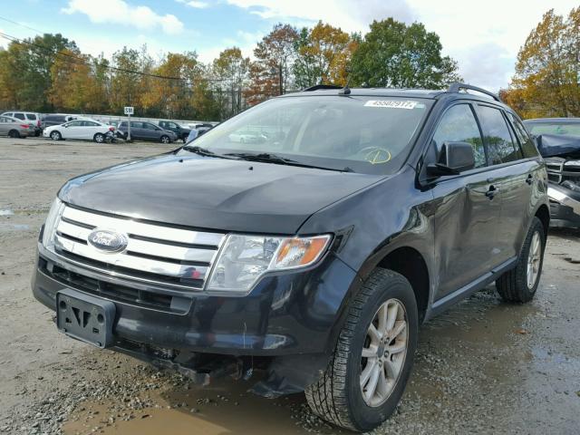 2FMDK4JC9ABA52024 - 2010 FORD EDGE BLACK photo 2