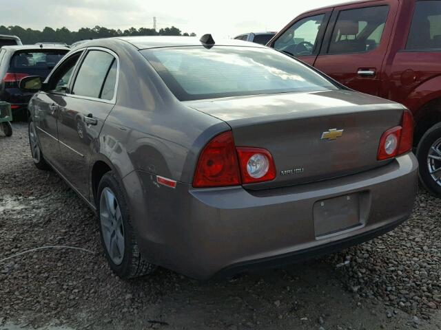 1G1ZB5E05CF276708 - 2012 CHEVROLET MALIBU LS ნაცრისფერი ფოტო 3