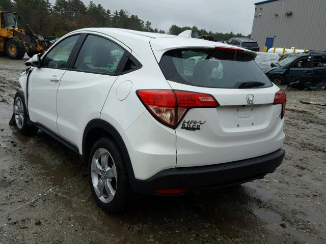 3CZRU6H32GM713478 - 2016 HONDA HR-V LX WHITE photo 3