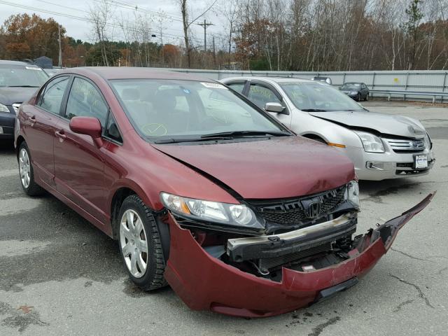 2HGFA1F57AH571130 - 2010 HONDA CIVIC RED photo 1