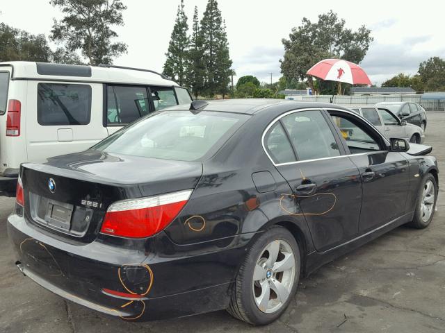 WBANU53598C112835 - 2008 BMW 528 I BLACK photo 4