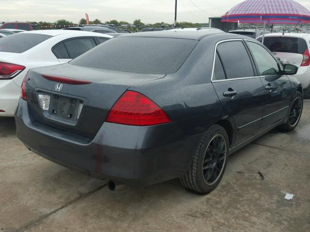 1HGCM56417A015783 - 2007 HONDA ACCORD GRAY photo 4