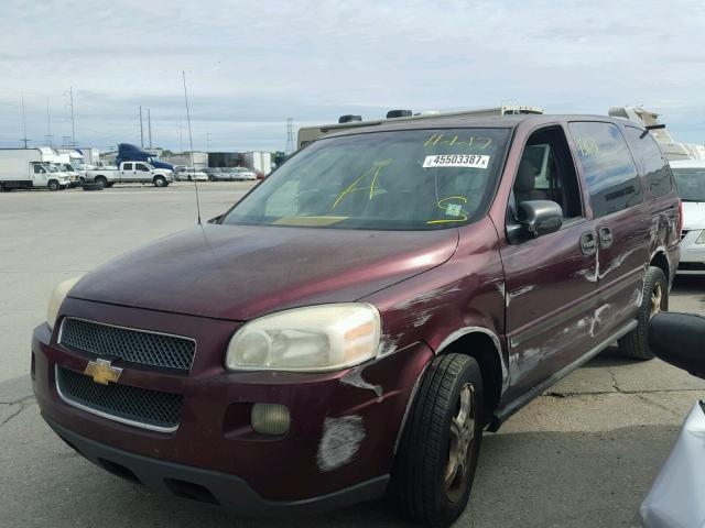 1GNDV23147D142980 - 2007 CHEVROLET UPLANDER L 勃艮第红 照片 2