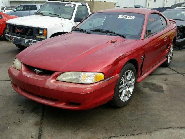 1FALP42TXRF154464 - 1994 FORD MUSTANG GT RED photo 2