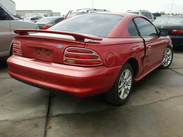 1FALP42TXRF154464 - 1994 FORD MUSTANG GT RED photo 4