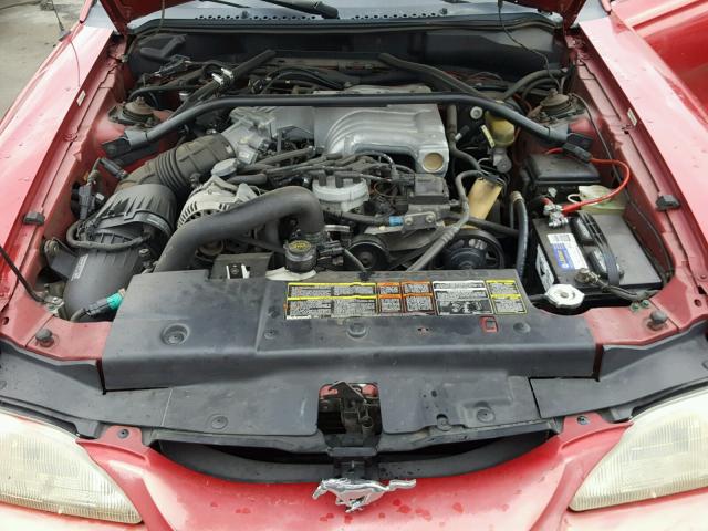 1FALP42TXRF154464 - 1994 FORD MUSTANG GT RED photo 7