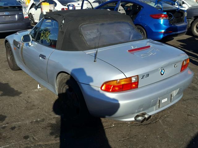 4USCH7320TLB75523 - 1996 BMW Z3 1.9 SILVER photo 3