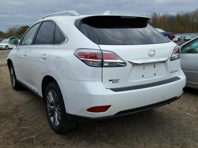 JTJBK1BA1E2038540 - 2014 LEXUS RX 350 WHITE photo 3