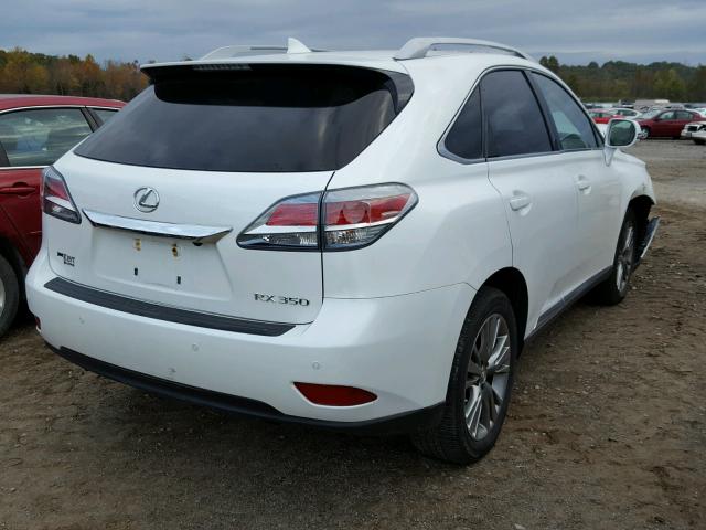 JTJBK1BA1E2038540 - 2014 LEXUS RX 350 WHITE photo 4