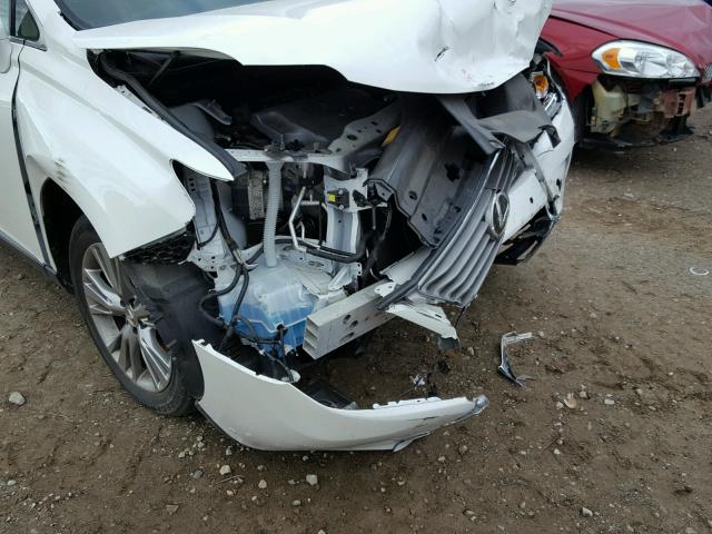 JTJBK1BA1E2038540 - 2014 LEXUS RX 350 WHITE photo 9