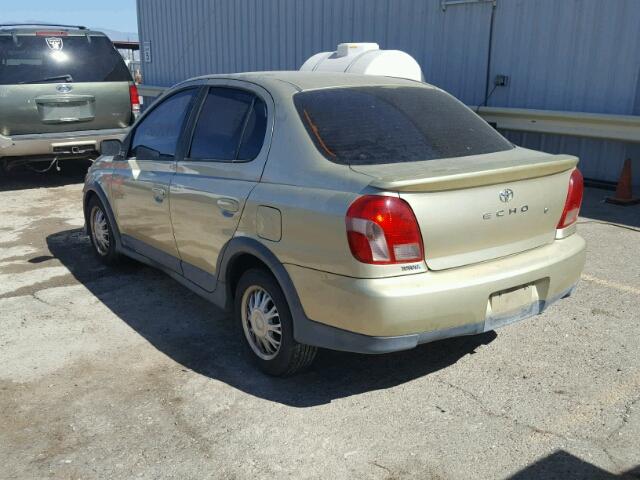 JTDBT123510163855 - 2001 TOYOTA ECHO GOLD photo 3