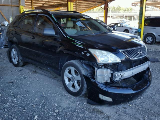 2T2GA31U24C012849 - 2004 LEXUS RX BLACK photo 1