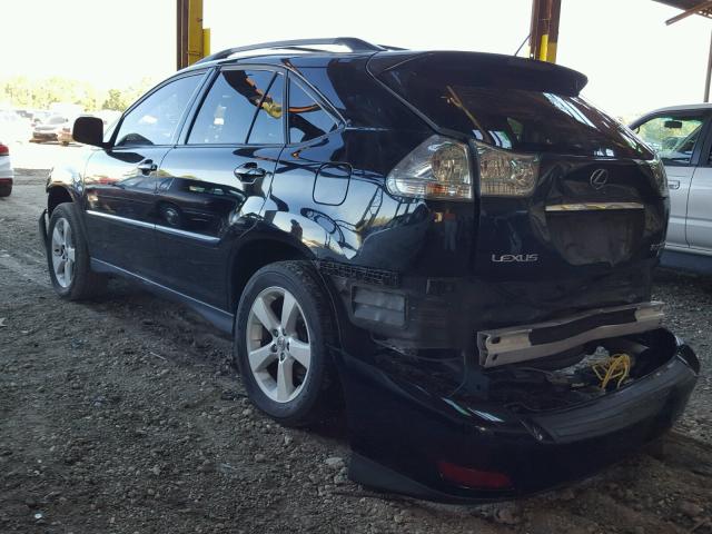 2T2GA31U24C012849 - 2004 LEXUS RX BLACK photo 3