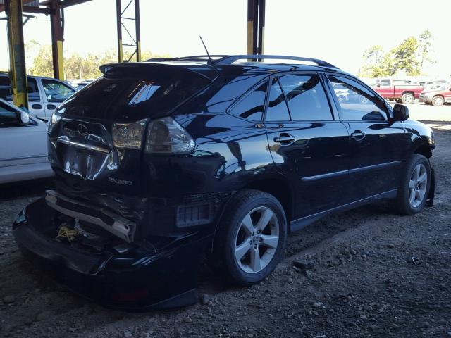 2T2GA31U24C012849 - 2004 LEXUS RX BLACK photo 4