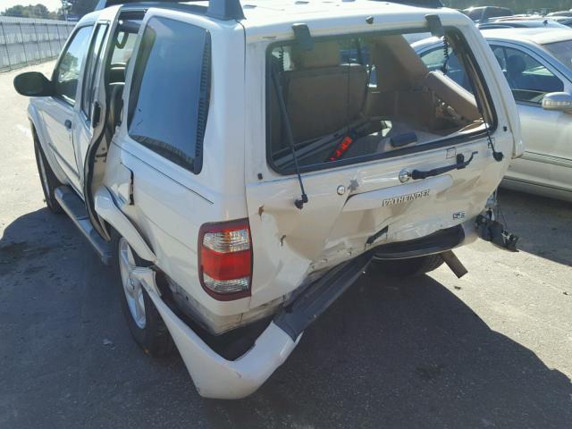 JN8DR09Y92W725388 - 2002 NISSAN PATHFINDER WHITE photo 9