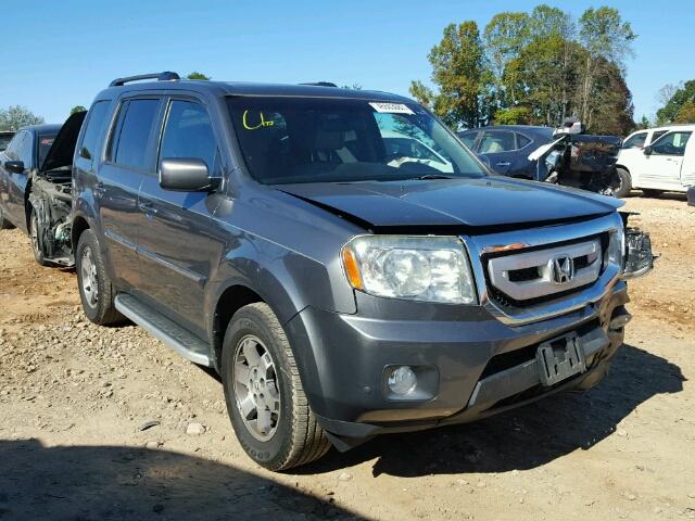 5FNYF3H93BB001296 - 2011 HONDA PILOT TOUR GRAY photo 1