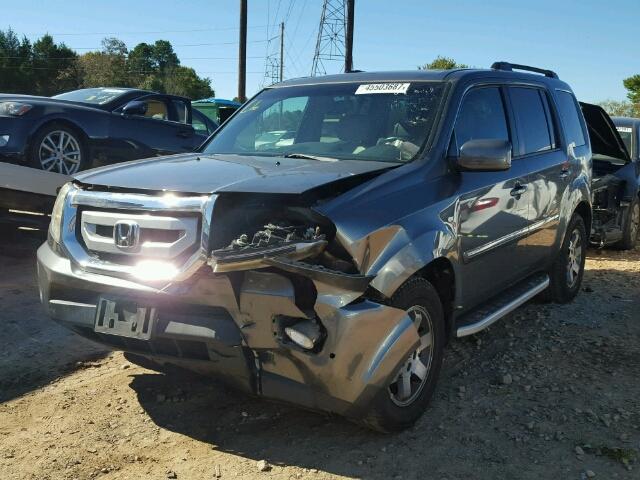 5FNYF3H93BB001296 - 2011 HONDA PILOT TOUR GRAY photo 2