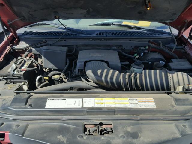 5LMRU27L7WLJ35208 - 1998 LINCOLN NAVIGATOR წითელი ფოტო 7