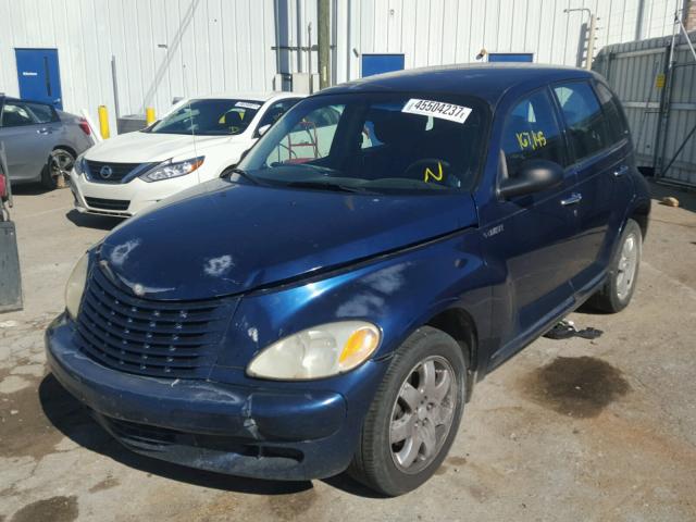 3C4FY48B14T201530 - 2004 CHRYSLER PT CRUISER BLUE photo 2