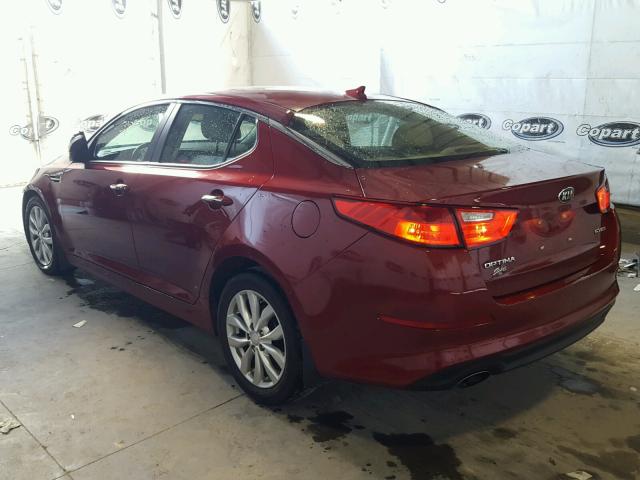 5XXGN4A79FG375475 - 2015 KIA OPTIMA EX RED photo 3