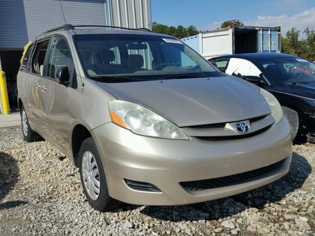 5TDZA23C36S545492 - 2006 TOYOTA SIENNA GOLD photo 1