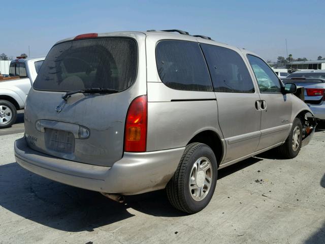 4N2XN11TXYD835989 - 2000 NISSAN QUEST SE GOLD photo 4