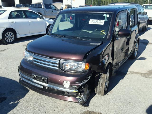 JN8AZ28R99T104558 - 2009 NISSAN CUBE PURPLE photo 2